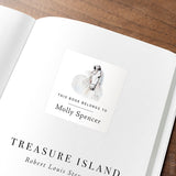 Horses "This Book Belongs To" Bookplate Labels