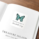 Butterfly "This Book Belongs To" Bookplate Labels