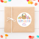 Eggs and Basket Easter Stickers