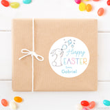 Bunny Blowing Bubbles Easter Stickers