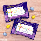 "Easter Blessings" Religious Easter Gift Labels