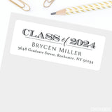 Class of 2024 Graduation Address Labels