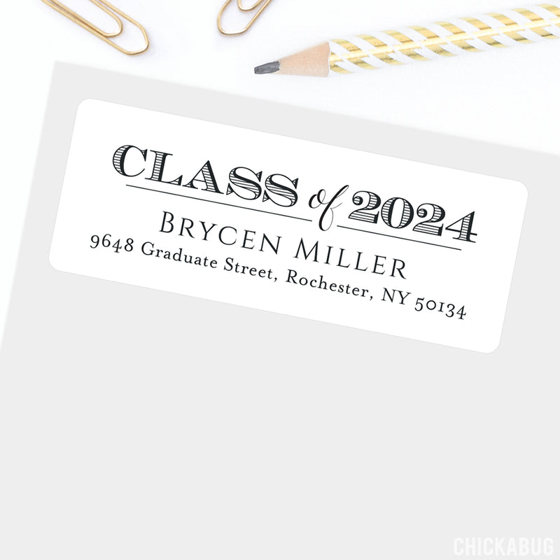 Class of 2024 Graduation Address Labels