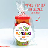 "Make Your Own Monster" Halloween Stickers