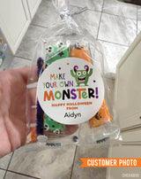 "Make Your Own Monster" Halloween Stickers