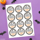 "Bugs and Kisses" Halloween Stickers