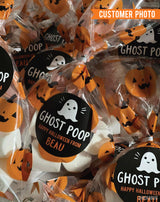 "Ghost Poop" Halloween Stickers