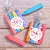 Pink "Chalk Full of Fun" Halloween Stickers