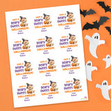Teddy Bear "Beary Sweet Halloween" Stickers