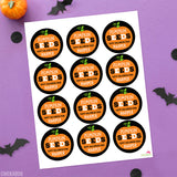 "Pumpkin Seeds" Halloween Stickers