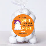 "A Little Light for Your Halloween Night" Stickers