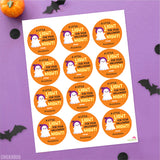 "A Little Light for Your Halloween Night" Stickers
