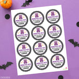 "Monster Mix" Halloween Stickers