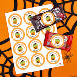 Sweet Cupcake Halloween Stickers