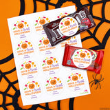 "Sweet Halloween" Pumpkin Pail Halloween Stickers