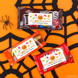 Sweet Halloween Candy Labels