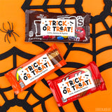 "Trick or Treat" Halloween Snack Labels