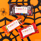 Pretty Pink Pumpkins Halloween Labels