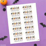 "Honk or Treat" Silly Goose Halloween Labels