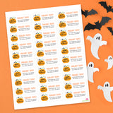Happy Halloween Pumpkin Address Labels