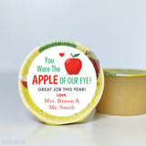 "Apple of My Eye" Last Day of School Teacher Stickers