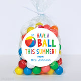 Beach Ball Last Day of School Stickers