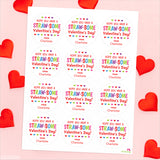 Straw-some Valentine's Day Stickers