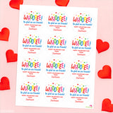 Whoopee Cushion Valentine's Day Stickers