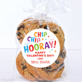 Potato Chips "Chip Chip Hooray" Valentine's Day Stickers