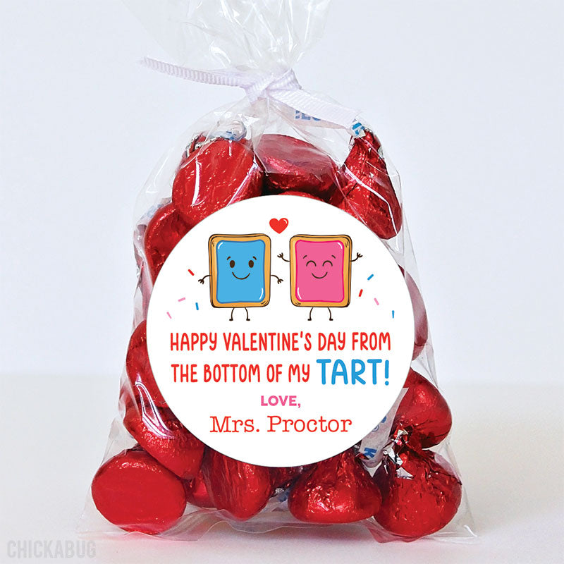 "From The Bottom of My TART" Valentine's Day Stickers