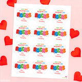"Hope Your Valentine's Day Rocks!" Stickers