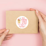 "You're Pudding a Smile On My Face" Valentine's Day Stickers