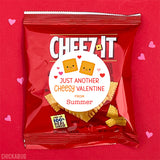 "Another Cheesy Valentine" Valentine's Day Stickers