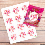 "You're My Best-TEA" Valentine's Day Stickers