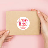 "You're My Best-TEA" Valentine's Day Stickers