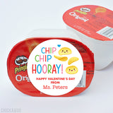 "Chip Chip Hooray" Potato Chips Valentine's Day Stickers