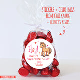 "Hay!" Horse Valentine's Day Stickers