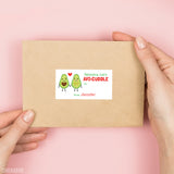 "Let's Avo-Cuddle!" Avocado Valentine's Day Gift Labels