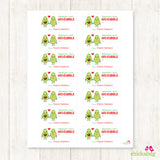 "Let's Avo-Cuddle!" Avocado Valentine's Day Gift Labels