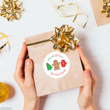 "Made With Love By" Cookies Christmas Stickers