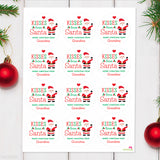 Kisses from Santa Christmas Labels