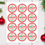 "Holly Jolly" Christmas Stickers
