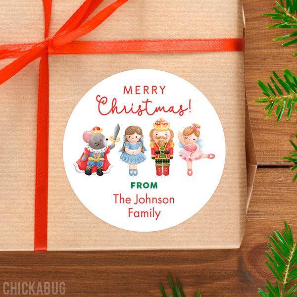 Lil' Nutcracker Christmas Gift Labels