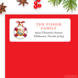 Florida State Flag Christmas Address Labels