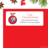 Tennessee State Flag Christmas Address Labels