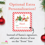 Signed by Santa Christmas Gift Labels - North Pole Santa