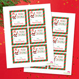 Santa Claus Fill-In Christmas Gift Labels