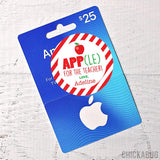 "APP(le) for the Teacher" Appreciation Stickers