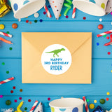 Dinosaur Birthday Stickers