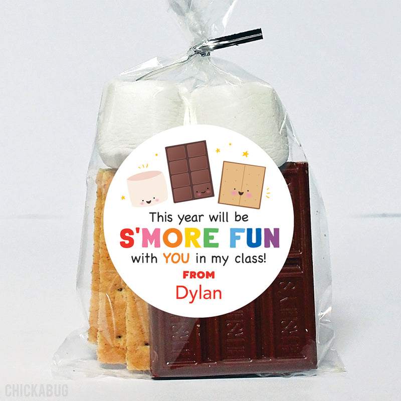 "S'more Fun" Back to School Stickers